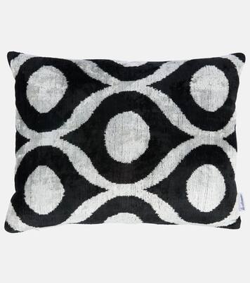 Cojín de terciopelo de seda y algodón | Les-Ottomans