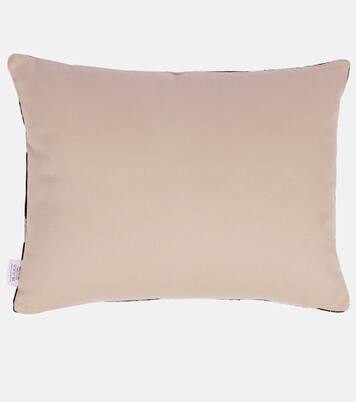 Cojín de terciopelo de seda y algodón | Les-Ottomans