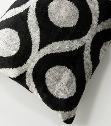 Cojín de terciopelo de seda y algodón | Les-Ottomans