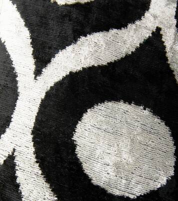 Cojín de terciopelo de seda y algodón | Les-Ottomans