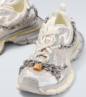 3XL chain-detail mesh sneakers | Balenciaga