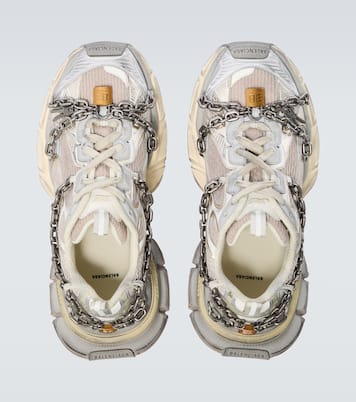 3XL chain-detail mesh sneakers | Balenciaga