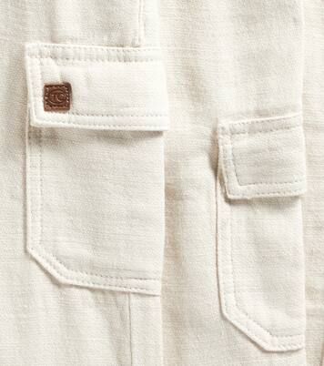 Cotton and linen cargo pants | Tartine et Chocolat