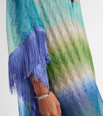 Kaftan aus Häkelstrick | Missoni