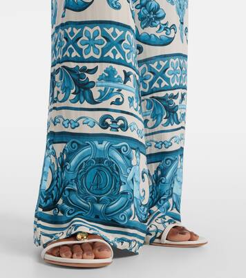 Pantalon ample imprimé | Adriana Degreas