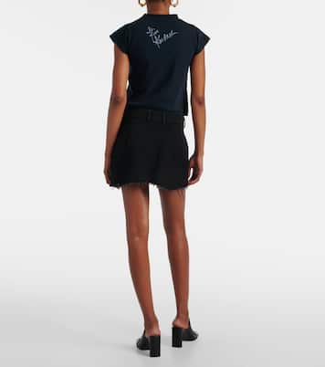 Distressed Minirock aus Denim  | Balenciaga