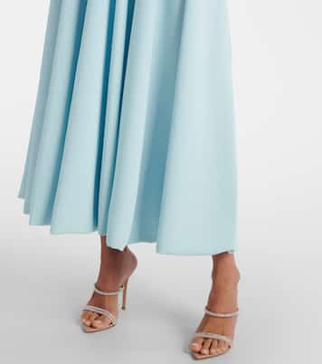 Verziertes Cocktailkleid Aldina aus Crêpe | Costarellos