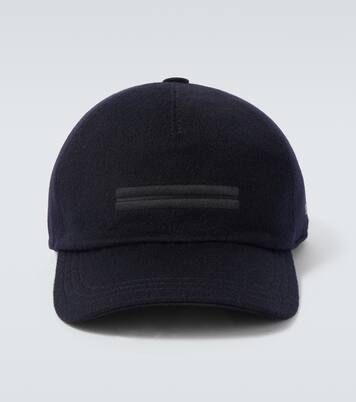 Embroidered cashmere baseball cap | Zegna