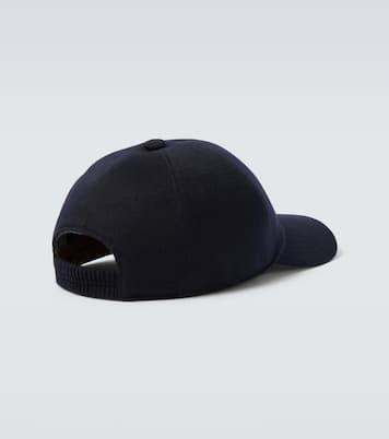Embroidered cashmere baseball cap | Zegna