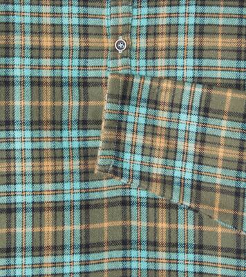 Camicia Sebastian in cotone a quadri | Bebe Organic