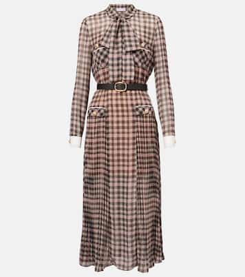 Midikleid aus Chiffon | Self-Portrait