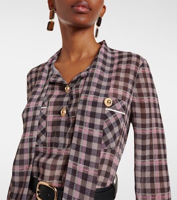 Midikleid aus Chiffon | Self-Portrait