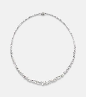 Collier en or blanc 18 ct et diamants | Kamyen