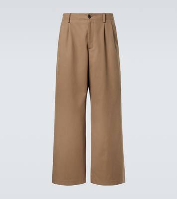 Bridge cotton twill wide-leg pants | Our Legacy