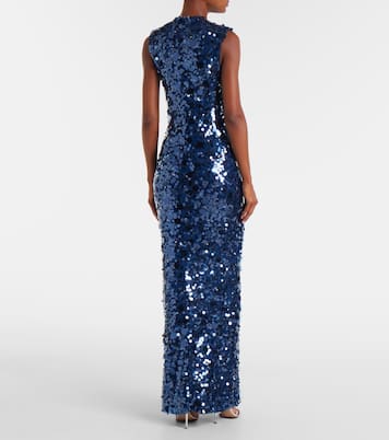 Abito lungo con paillettes  | Carolina Herrera