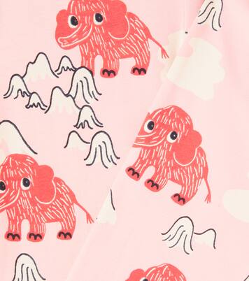 Mammoths printed cotton-blend leggings | Mini Rodini