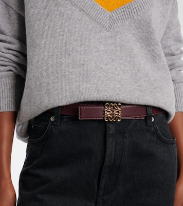 Anagram leather belt  | Loewe