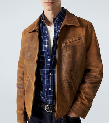 Newsboy leather jacket | Polo Ralph Lauren
