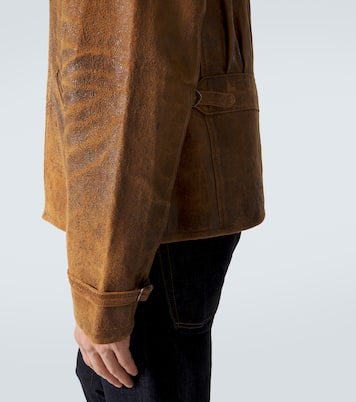 Newsboy leather jacket | Polo Ralph Lauren