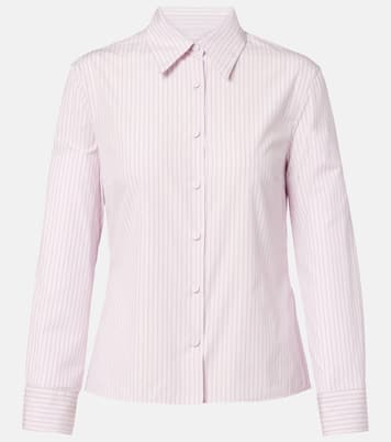 Pinstripe cotton poplin shirt | Calvin Klein Collection