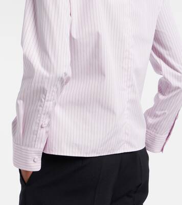 Pinstripe cotton poplin shirt | Calvin Klein Collection