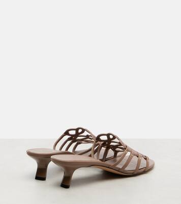 Pantoletten Petal Anagram aus Leder | Loewe