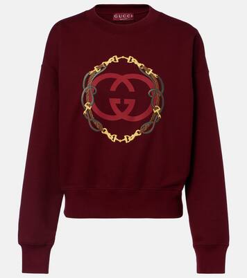 Besticktes Sweatshirt aus Baumwolle | Gucci