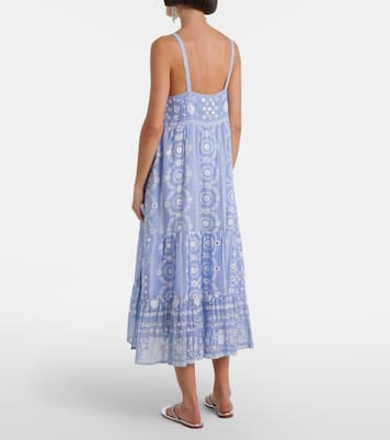 Bedrucktes Midikleid aus Baumwolle | Juliet Dunn