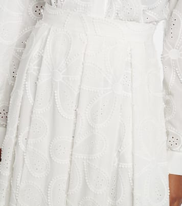 Bestickter Maxirock aus einem Baumwollgemisch | Elie Saab