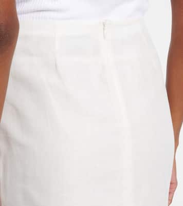 Midirock aus Baumwolle und Leinen | Magda Butrym