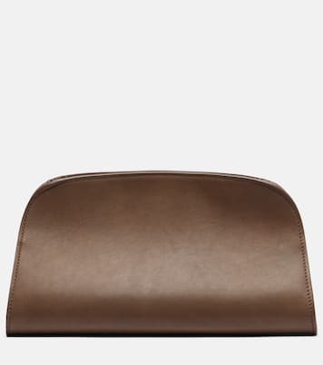 Peggy Small leather clutch | The Row