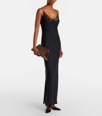 Peggy Small leather clutch | The Row