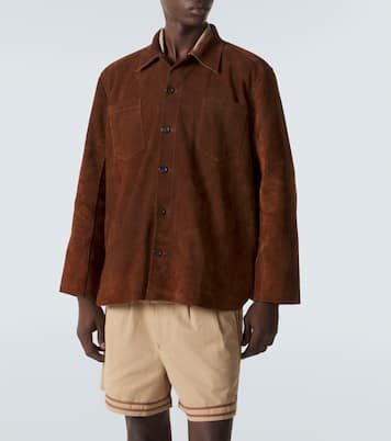 Suede overshirt | Bode