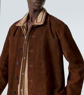 Suede overshirt | Bode