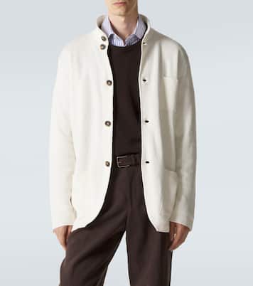 Cardigan en lin et coton | Kiton