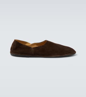 Chaussures slip-on Canal en daim | The Row