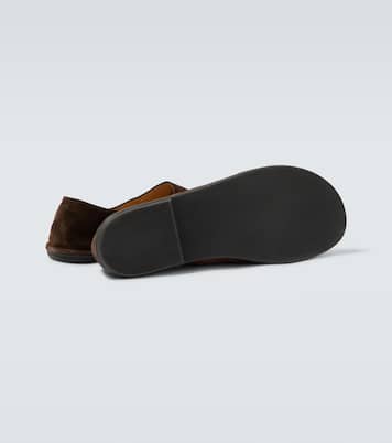 Chaussures slip-on Canal en daim | The Row