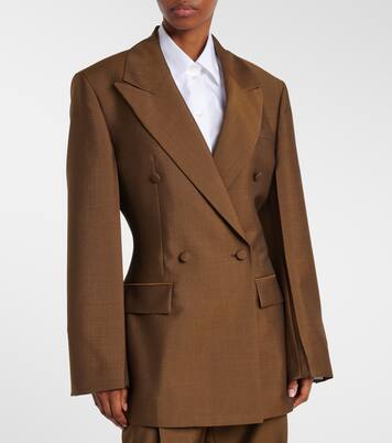 Virgin wool and mohair blazer | Róhe