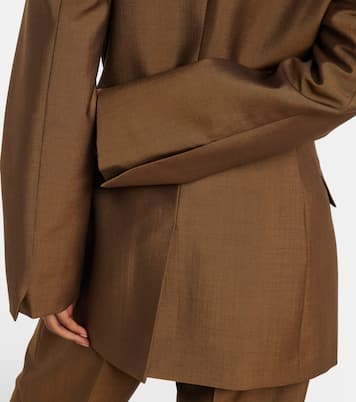 Virgin wool and mohair blazer | Róhe