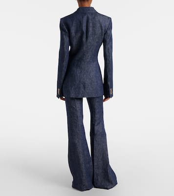 Pantaloni flared Rhein in lino | Gabriela Hearst