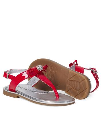 Embellished patent leather sandals  | Monnalisa