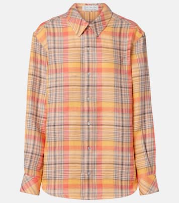 Twilight linen shirt with moonstone | God's True Cashmere