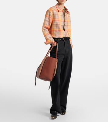 Twilight linen shirt with moonstone | God's True Cashmere