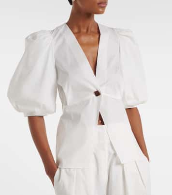 Cotton-blend top | Adriana Degreas