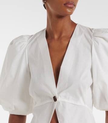 Cotton-blend top | Adriana Degreas