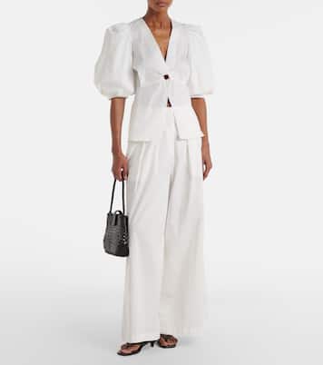 Cotton-blend top | Adriana Degreas