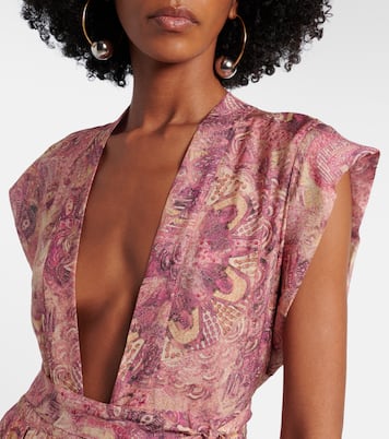 Melissa printed silk voile maxi dress | Isabel Marant