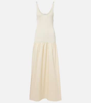Ilya cotton-trimmed maxi dress | The Frankie Shop