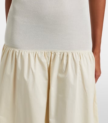 Ilya cotton-trimmed maxi dress | The Frankie Shop
