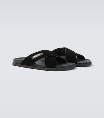 Logo suede sandals | Dolce&Gabbana